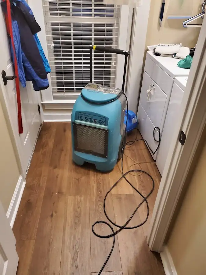 Commercial dehumidifier deployed for Crawl Space Restoration in Hendersonville